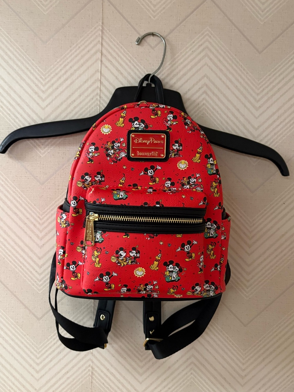 Loungefly Disney Parks Mickey and Minnie Runaway Railroad Mini Backpack